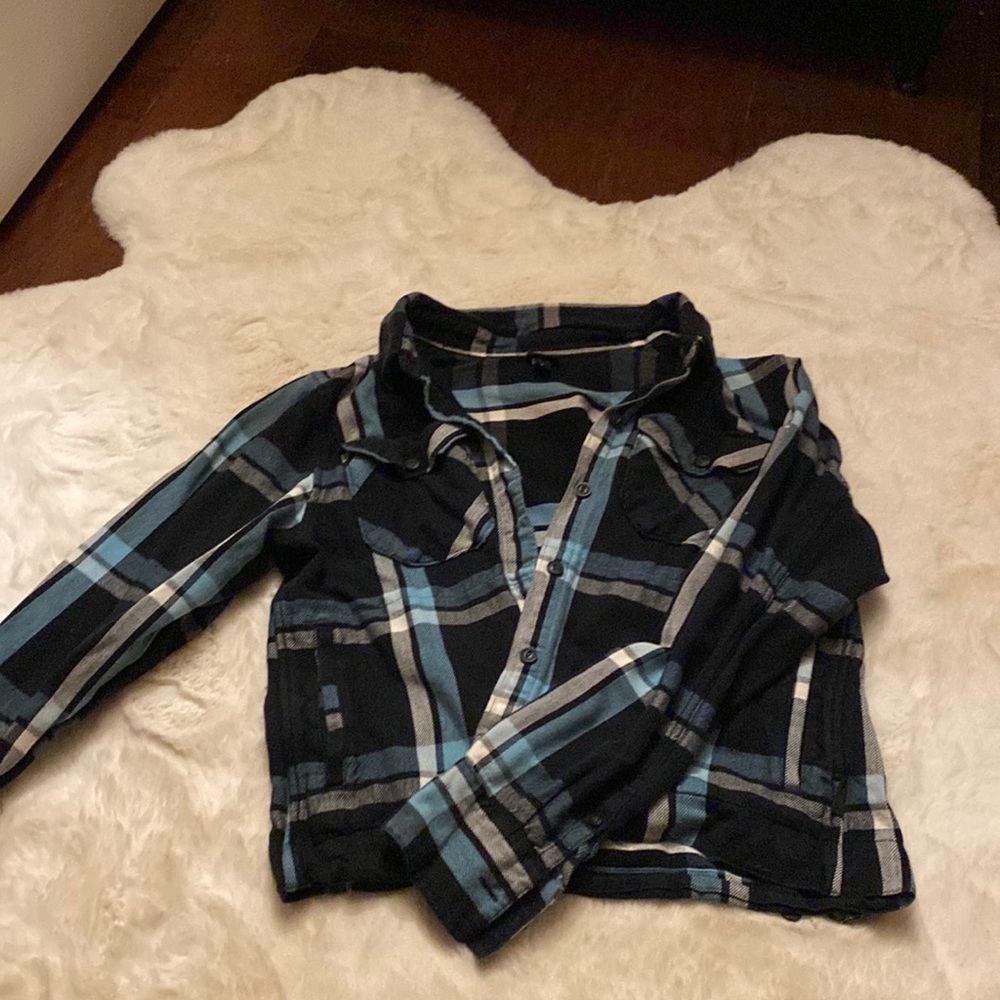 Patagonia flannel, plaid, size 8